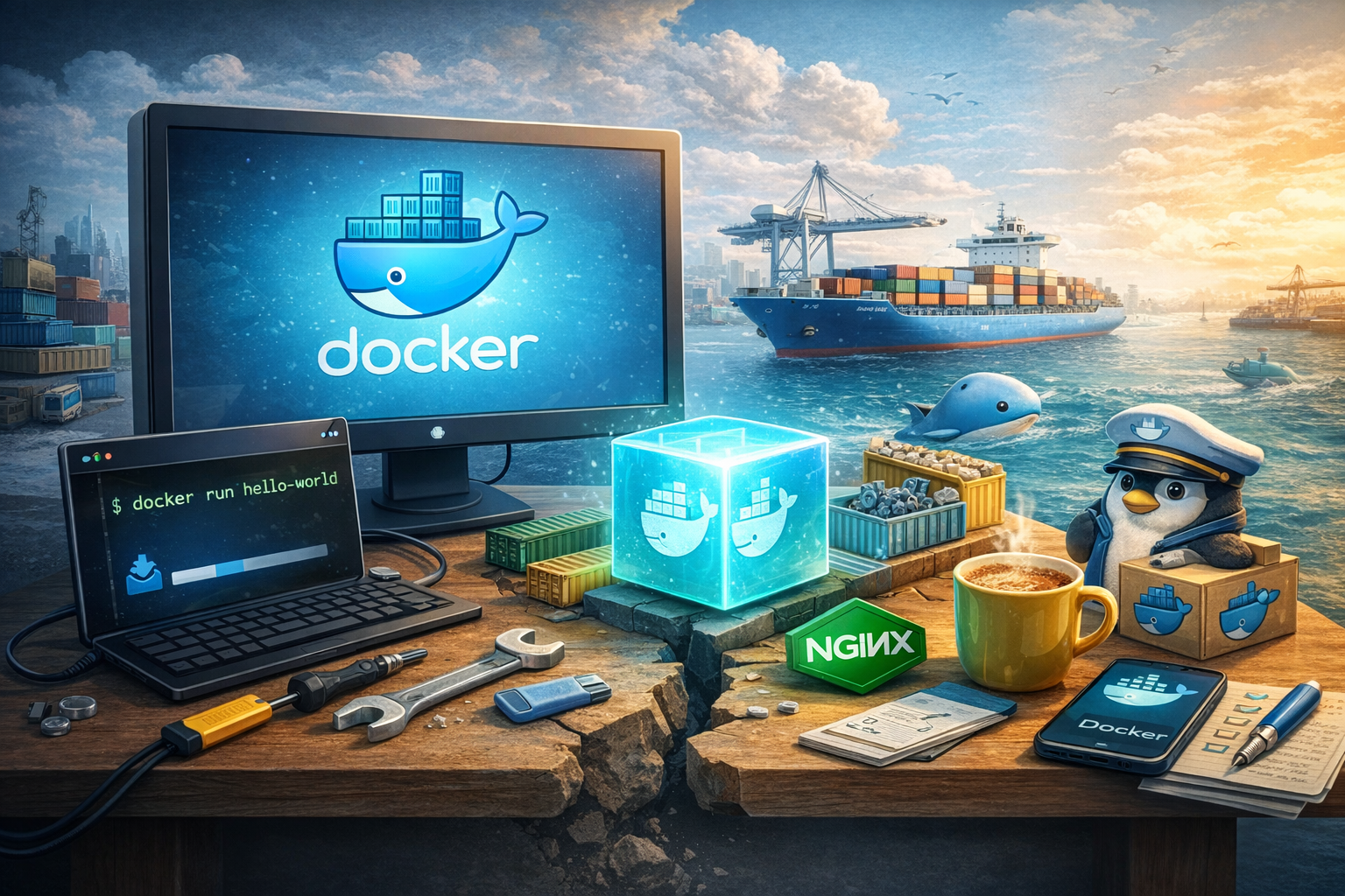 راهنمای جامع نصب داکر و اجرای اولین کانتینر: از صفر تا صد